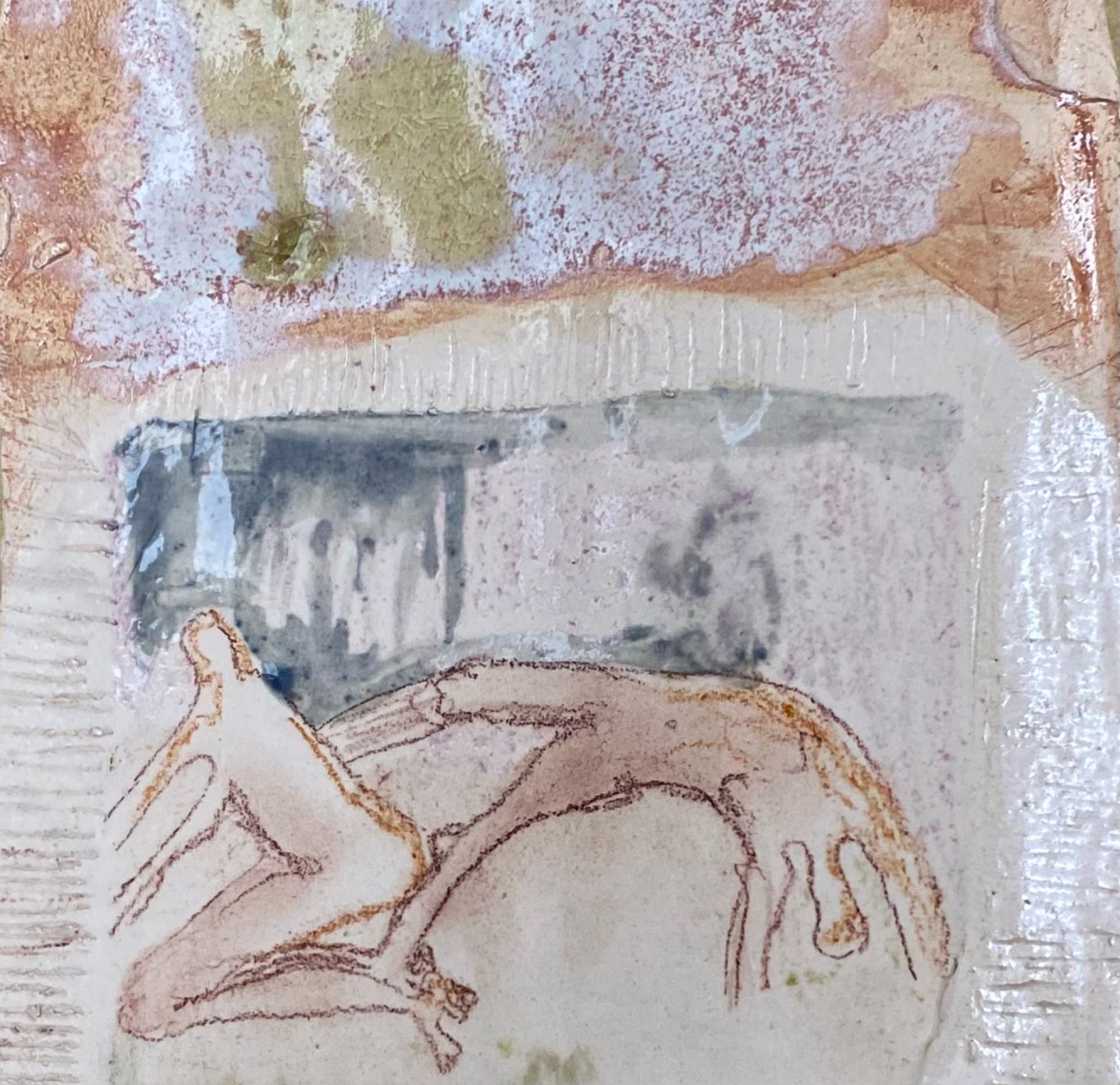Drawings on ceramic