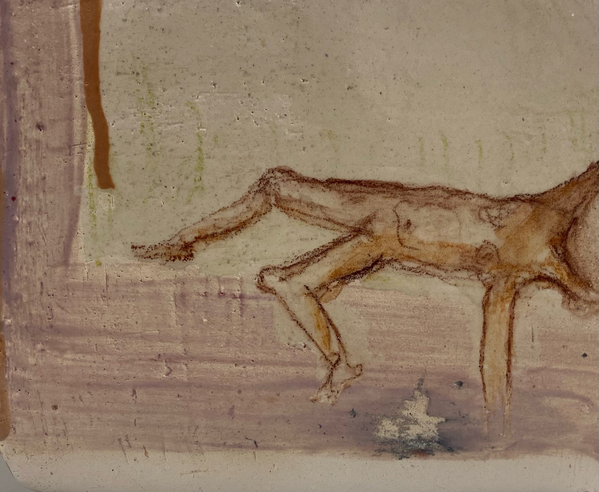 Drawings on ceramic